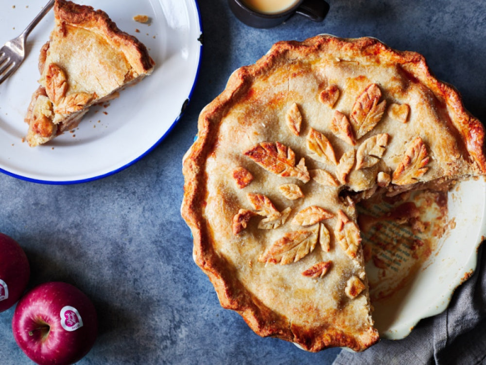 Pink Lady Apple Pie Gelato with Shortcrust and Apple filling