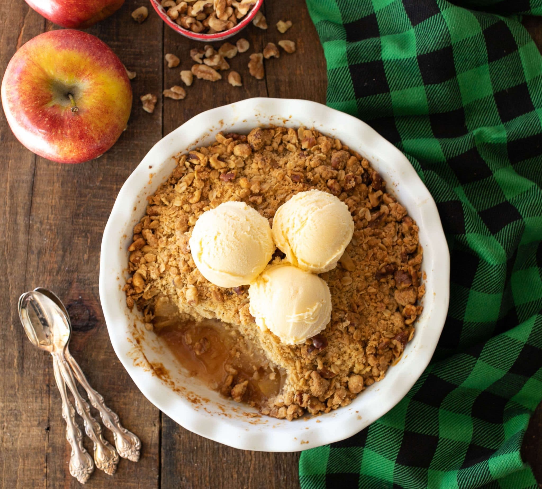 Apple & Walnut Crumble