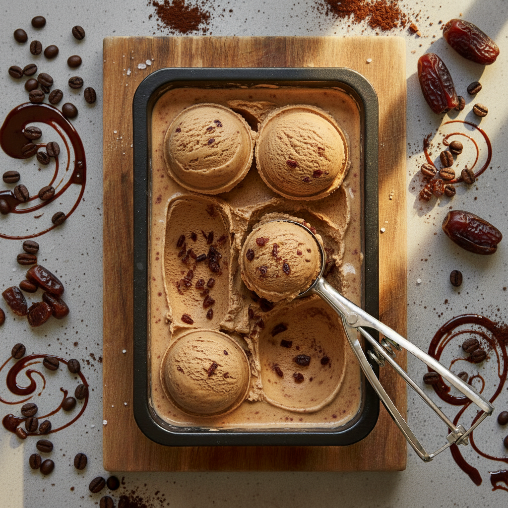 Arabic Coffee & Dates Ice Cream