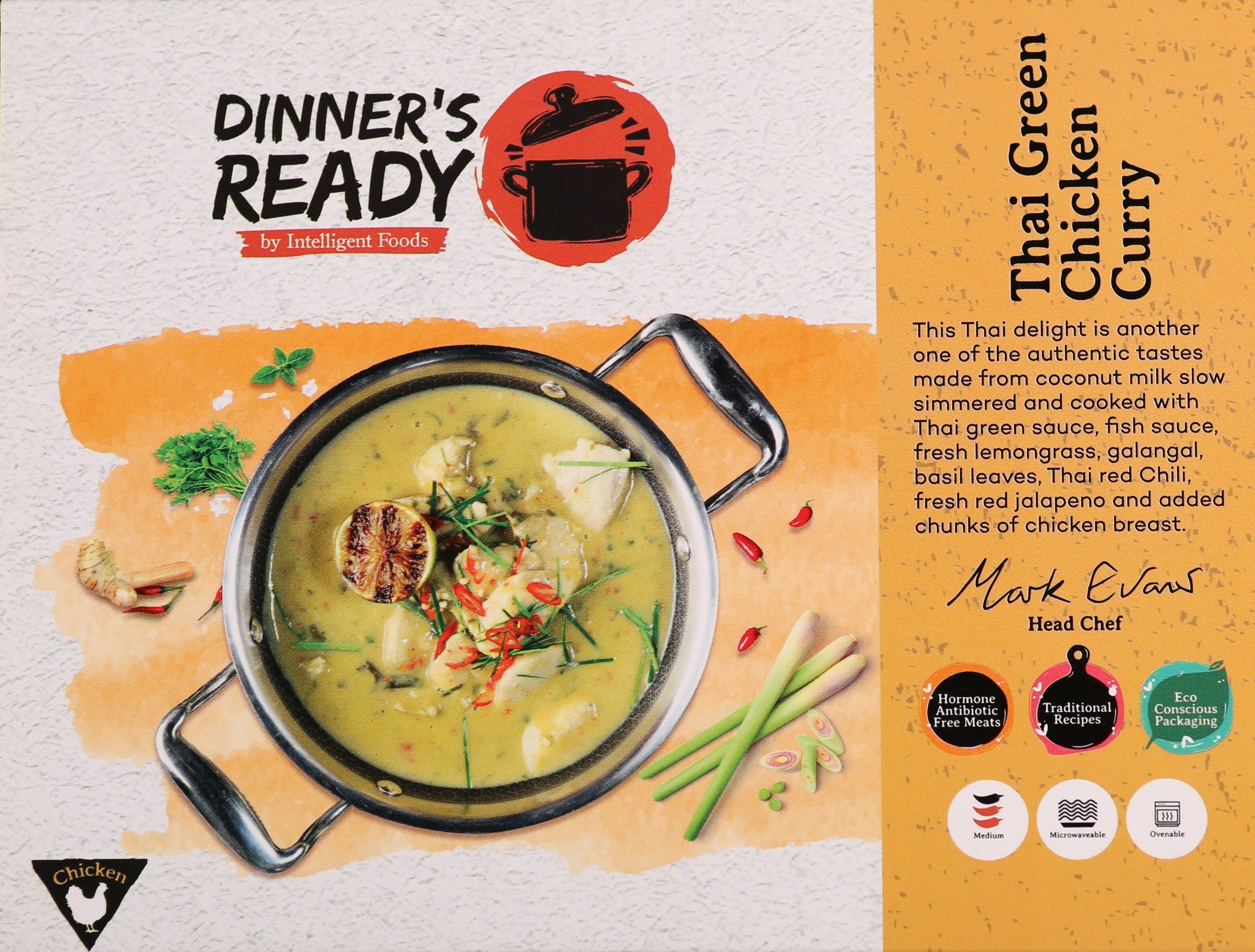 Chicken Thai Green Curry 1Kg