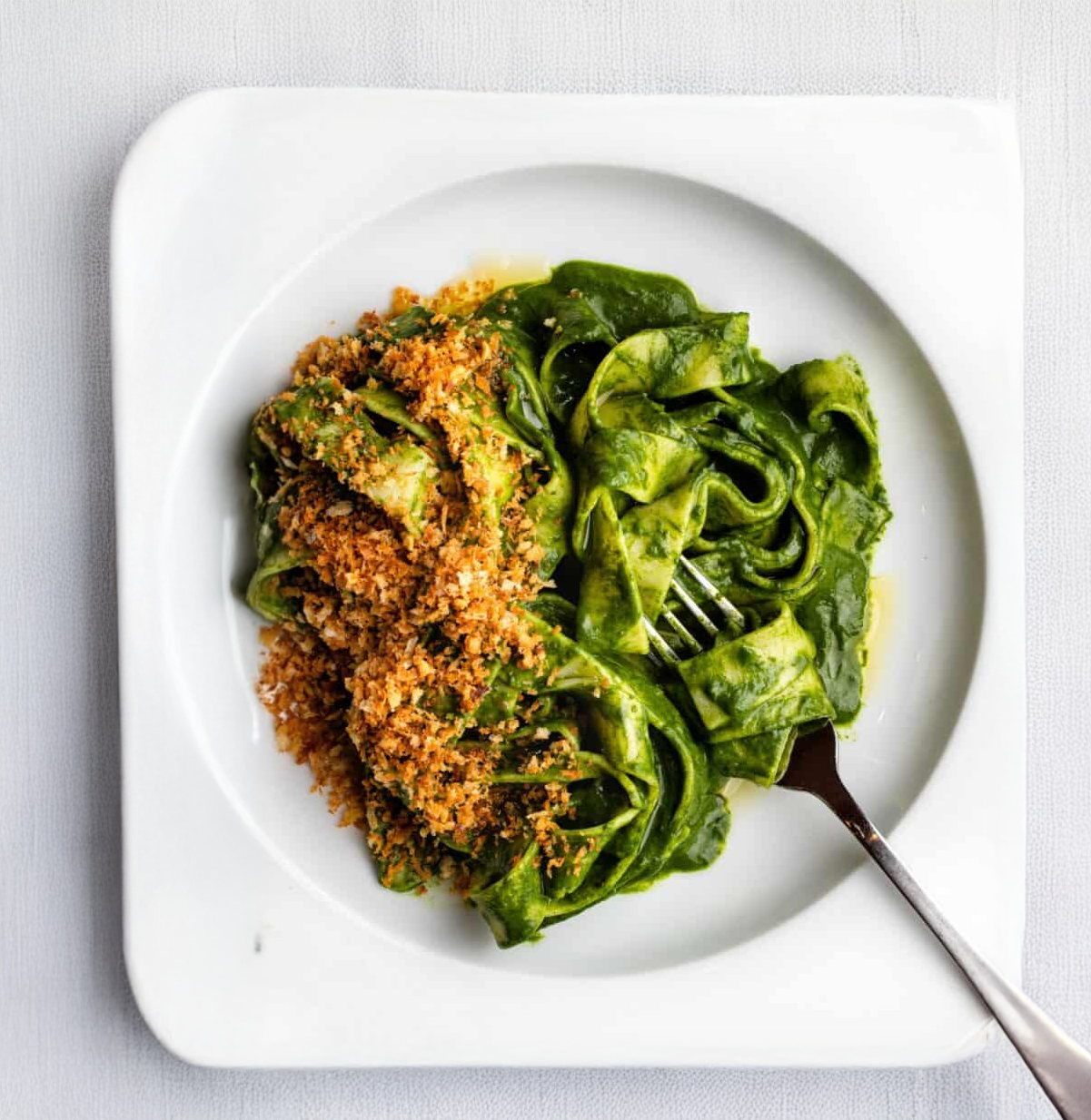 Spinach Pappardelle Pasta