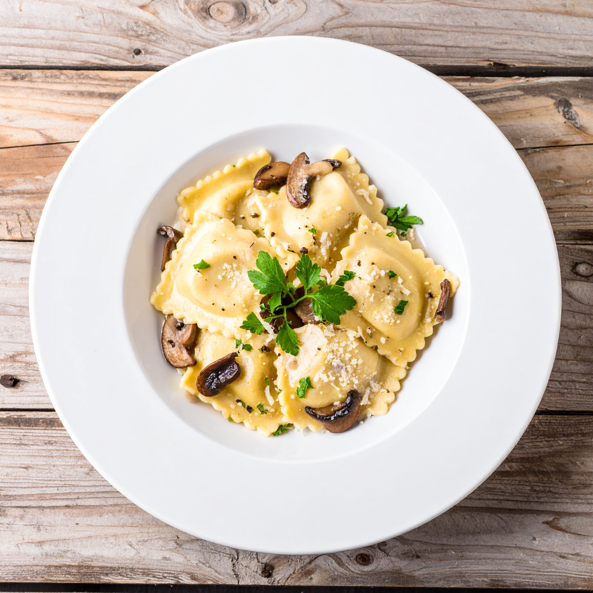 Porcini Mushroom Ravioli Pasta