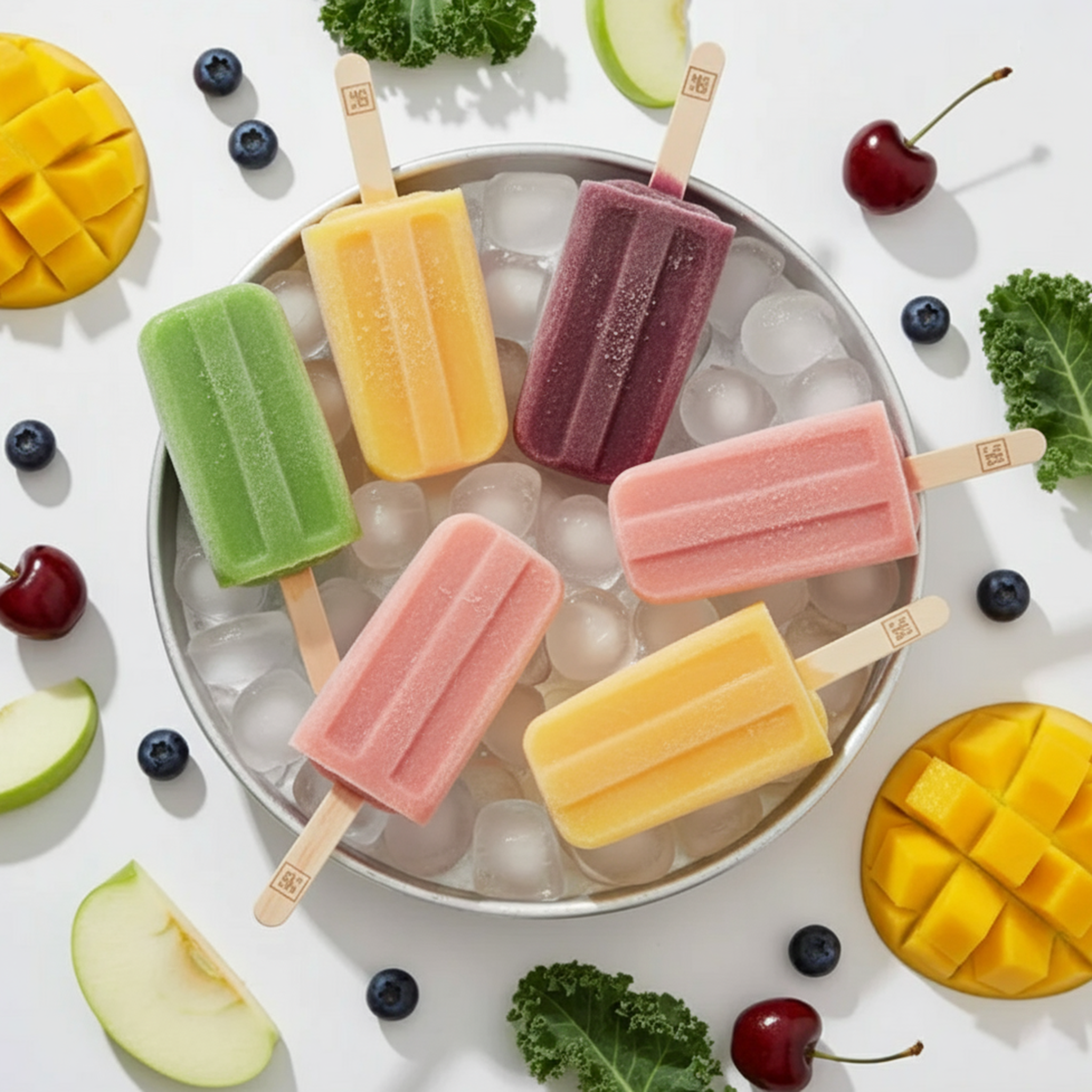 Assorted Ice Pops Premium Large 6 Pack