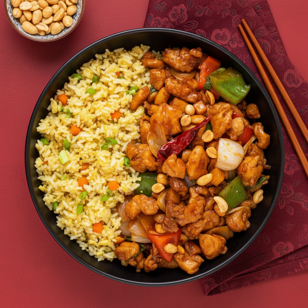 Kung Pao Chicken with Egg Fried Rice 330G