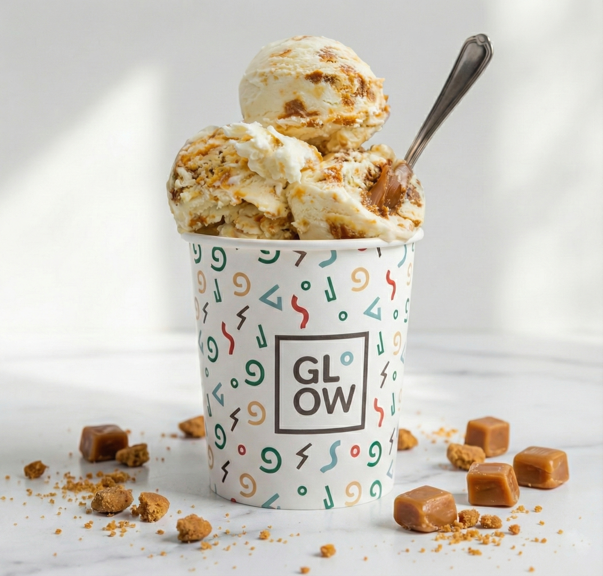 Salted Caramel Ice Cream Mini Cup