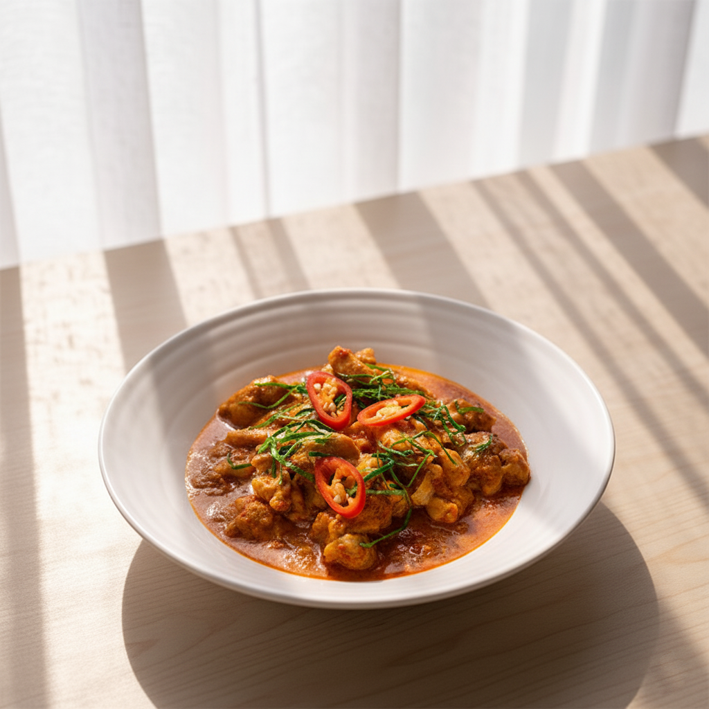 Thai Red Panang Chicken Curry & Rice 330G