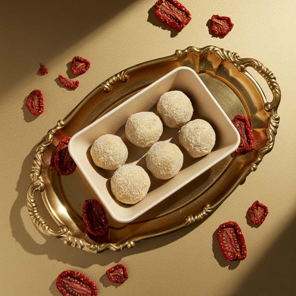 Sun Dried Tomato Arancini Balls Premium Large 6 Pack