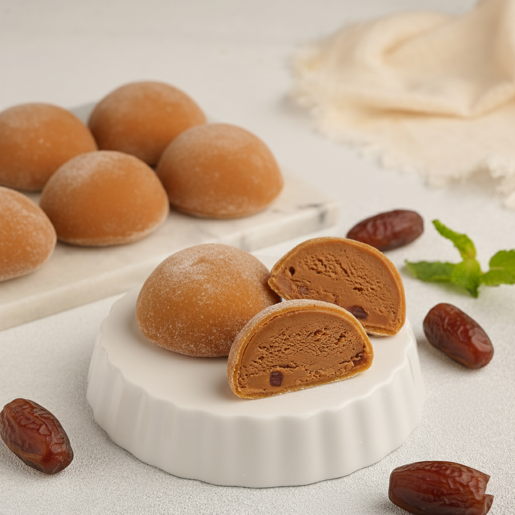 Dates Mochi Ice Cream Premium Large 24 Pack