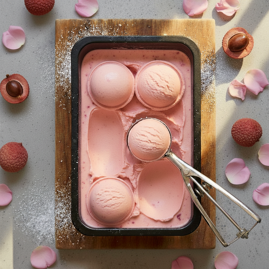Rose & Lychee Premium Large Sorbet 4L