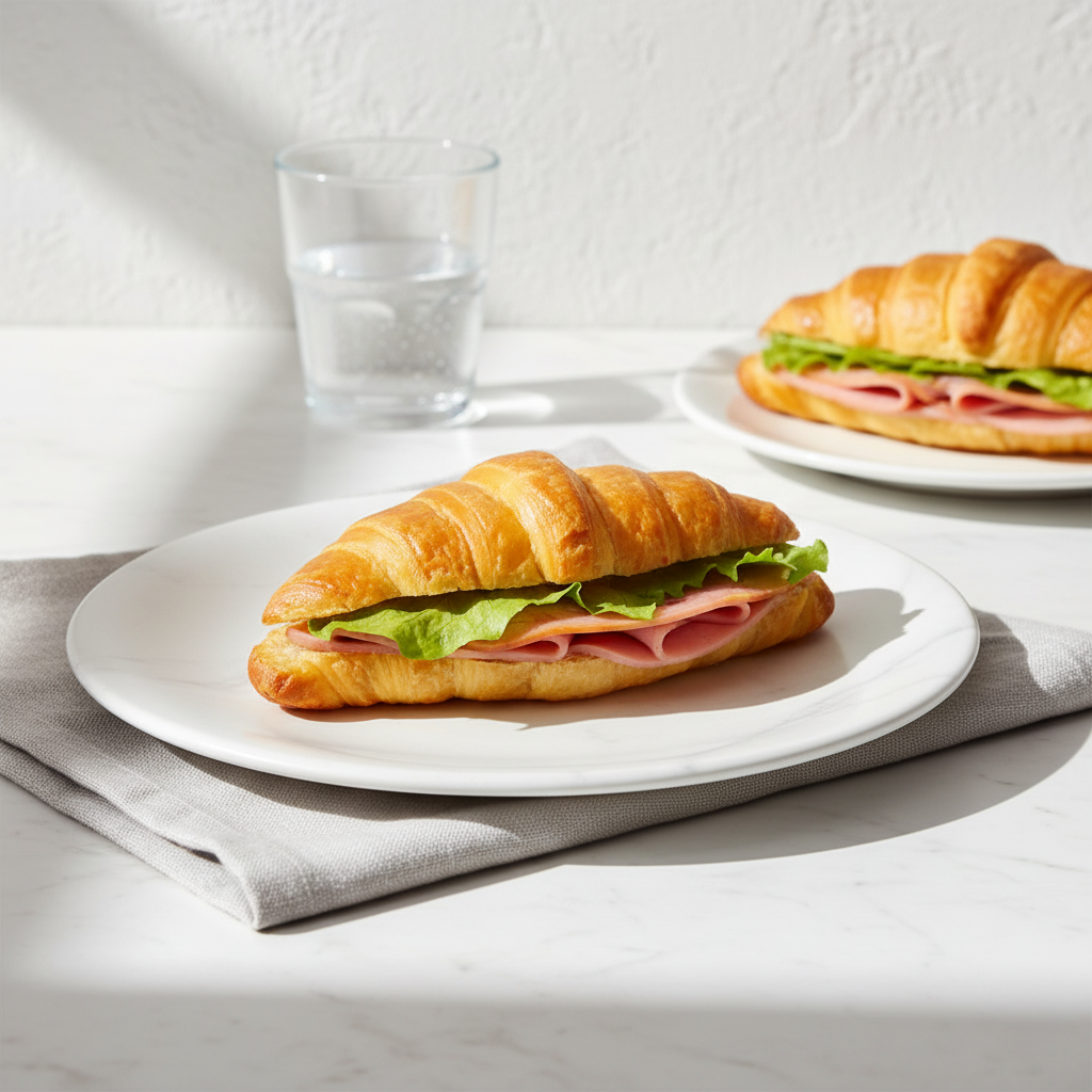 Smoked Turkey with Cheese Croissant Sandwich Premium 176G