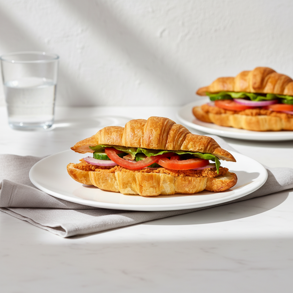Chicken Tikka Croissant Sandwich Premium 185G