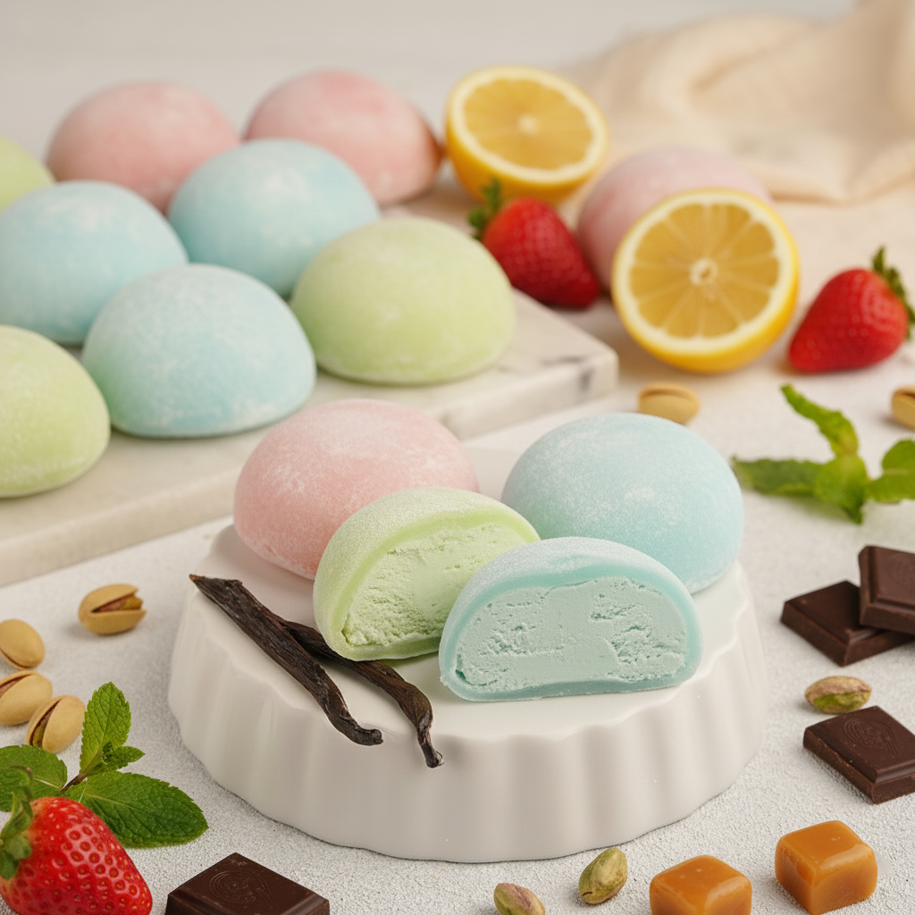Assorted Mochi Premium Ice Cream 24 Pack