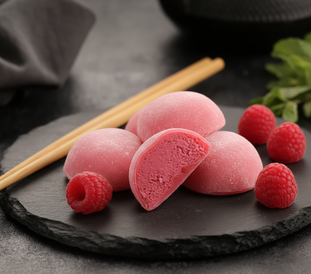 Raspberry Mochi 24 Pack