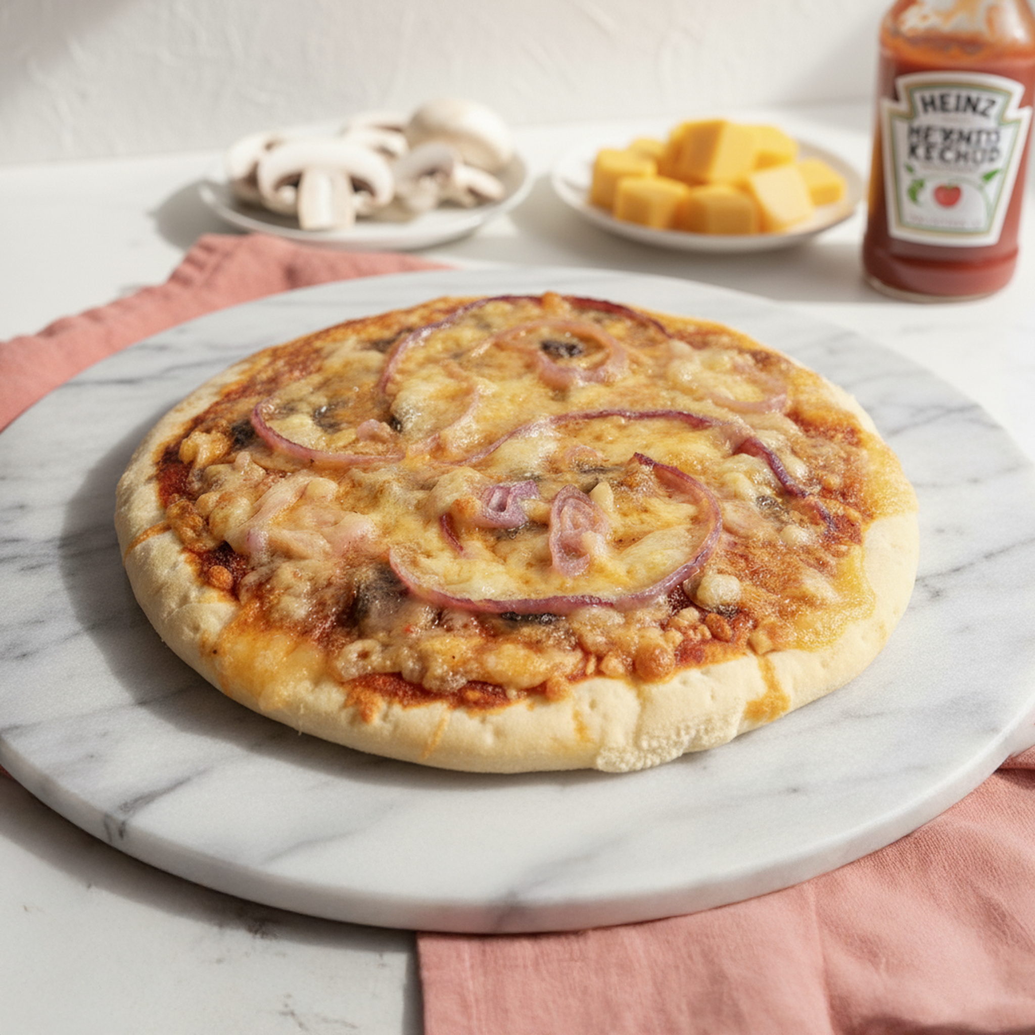 Mushroom & Cheese Pizza Premium Large 220g 10 Pack