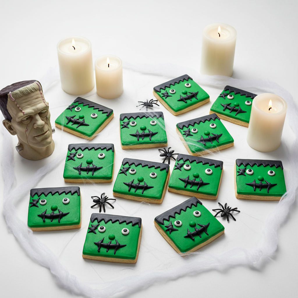 Halloween Frankenstein Cookie 30 Pack