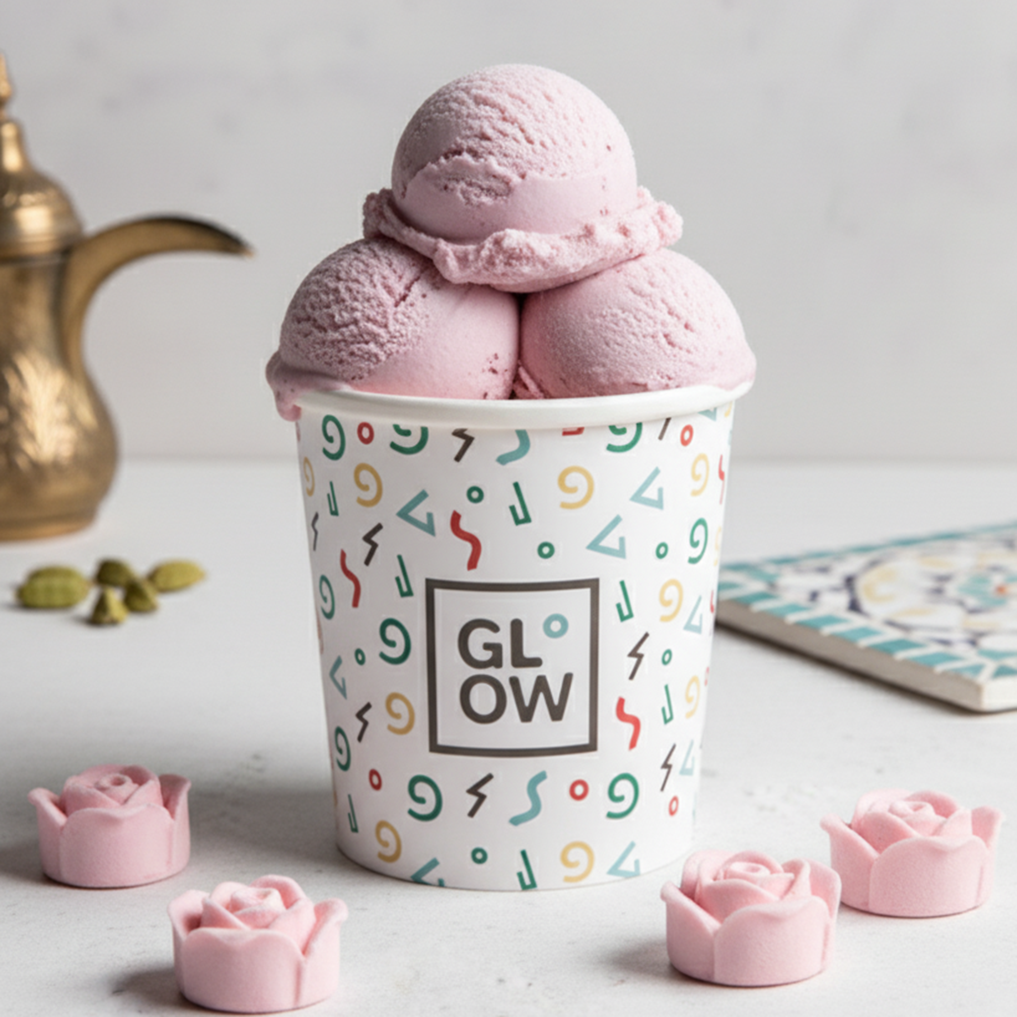 Kulfi Pyramid Rose Premium Ice Cream 100ml