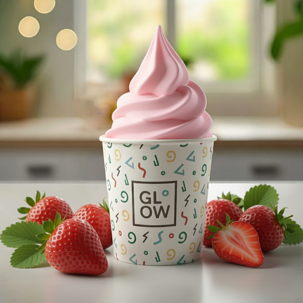 Strawberry Soft Serve