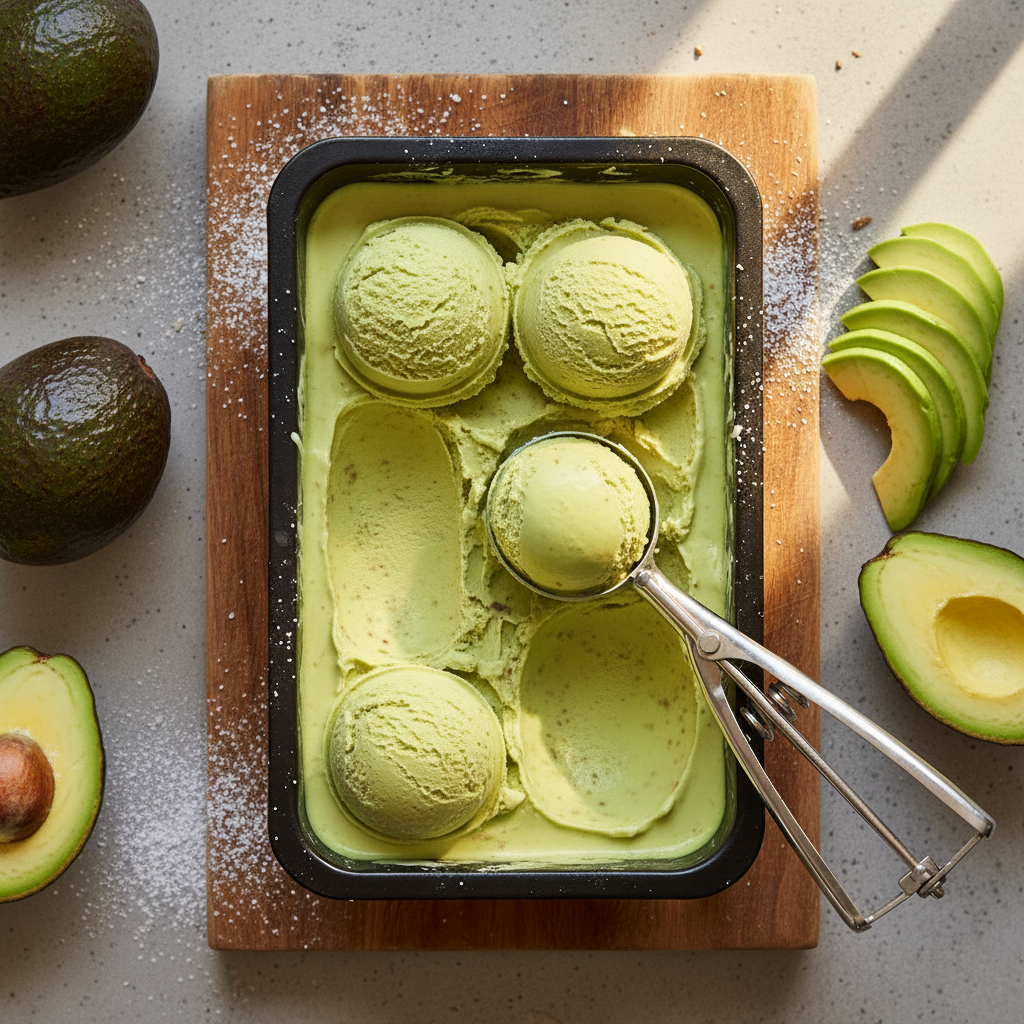 Vegan Avocado Premium Large Ice Cream 4L