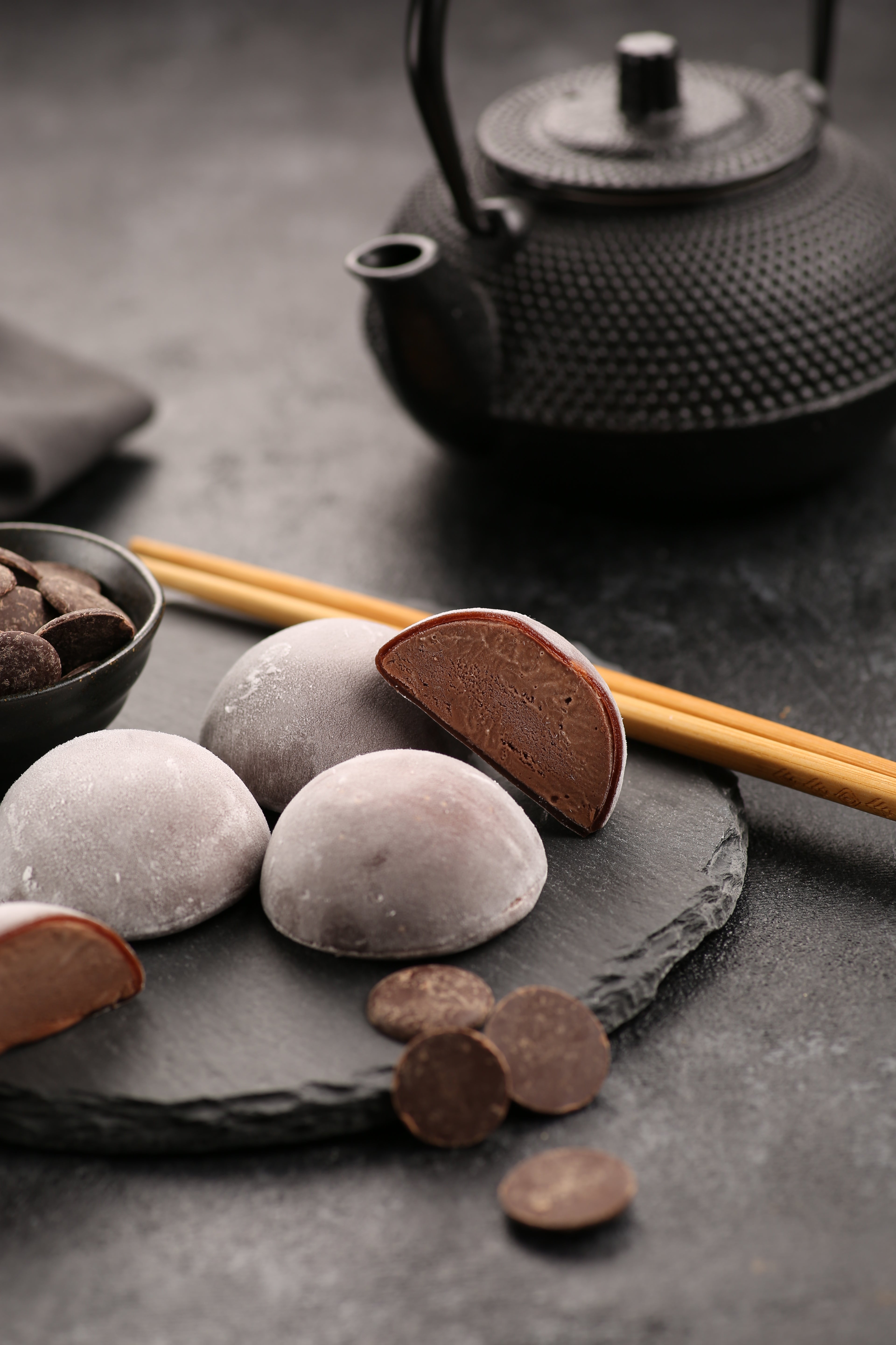 Chocolate Ice Cream Mochi