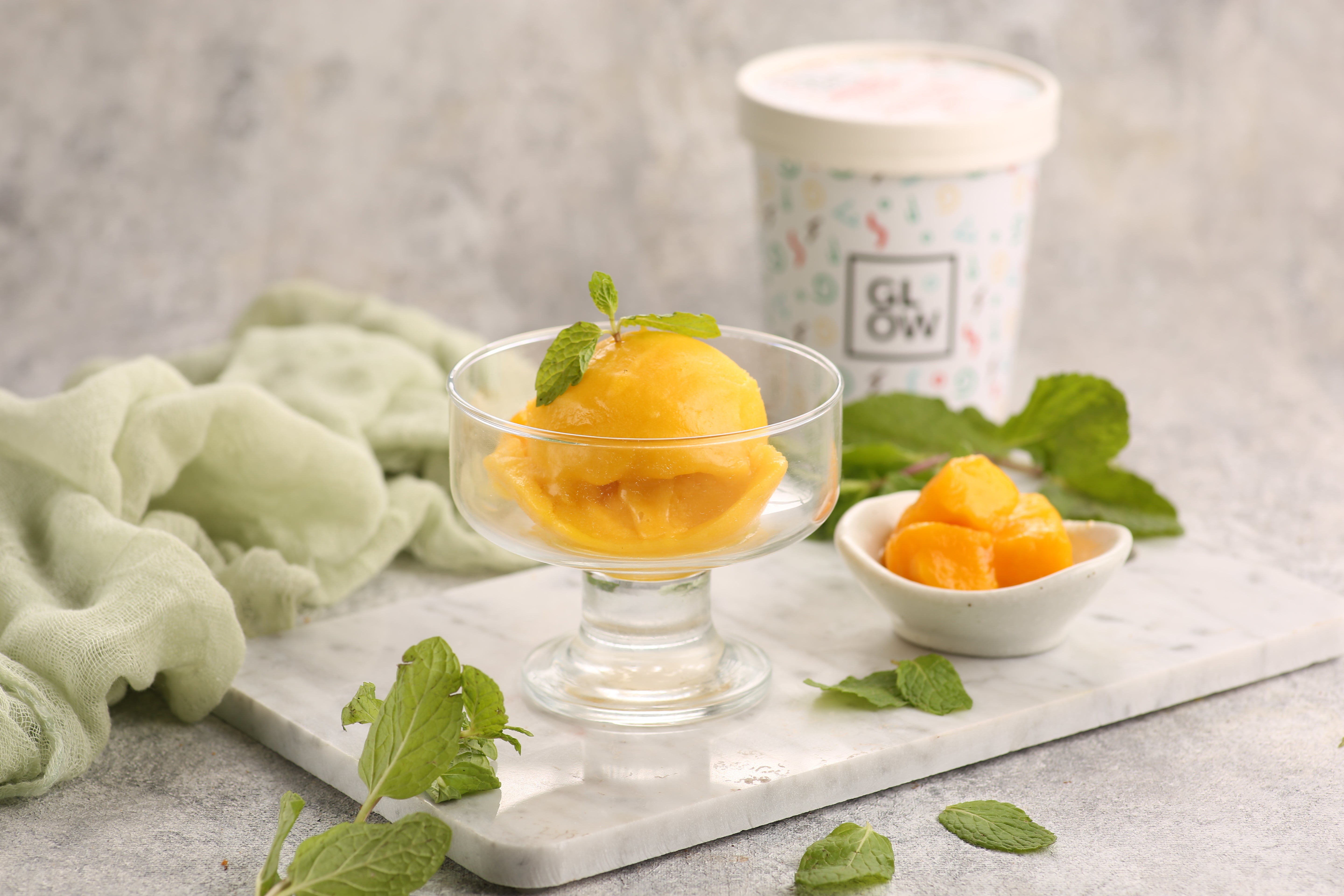 Mango Sorbet Ice Cream