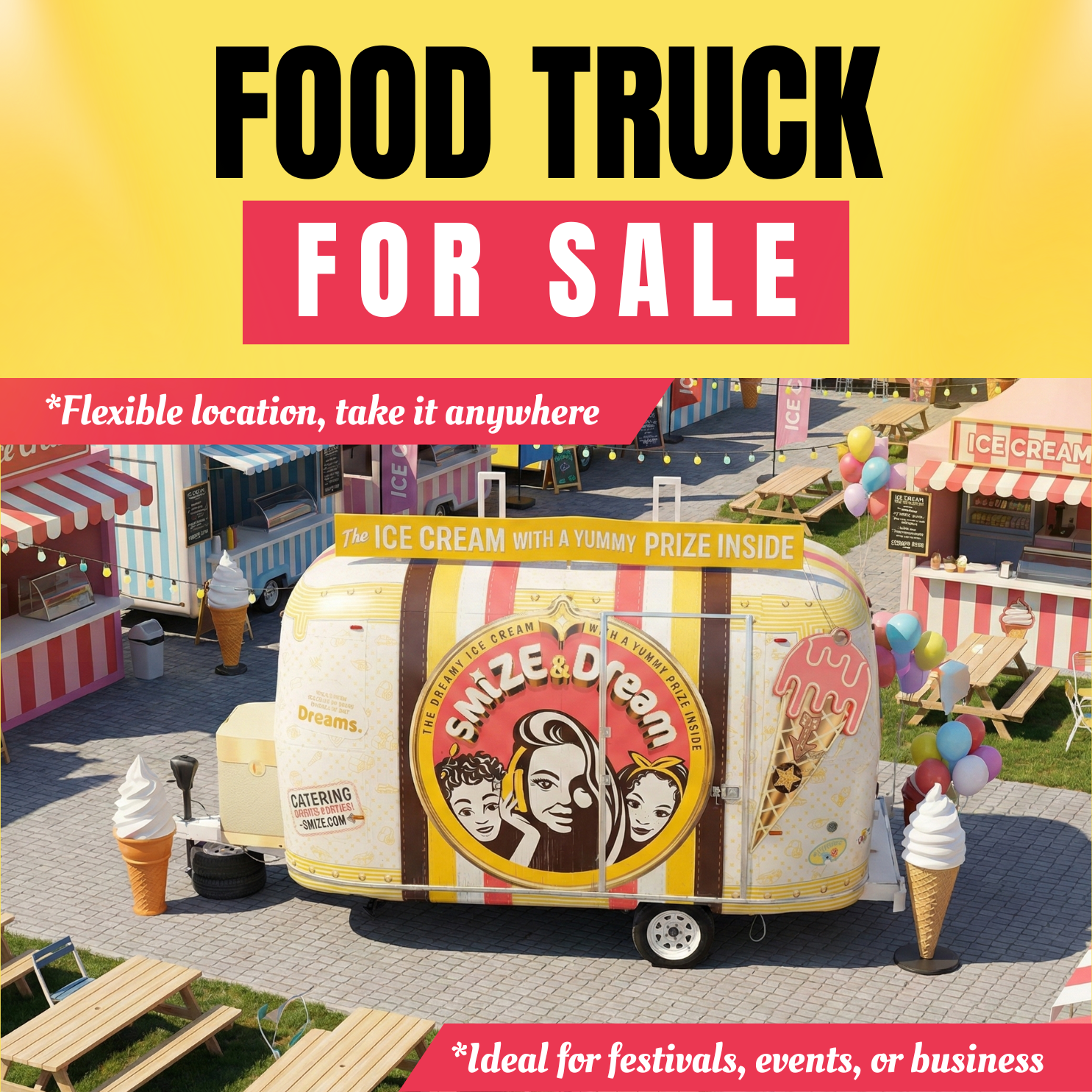Food Truck For Sale Premium Large