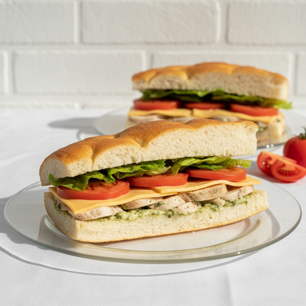 Pesto Chicken Foccasia Premium 250G