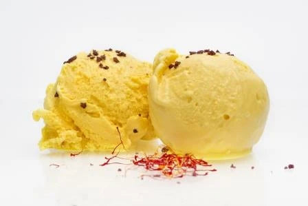 Camel Milk Mango with Saffron Ice Cream