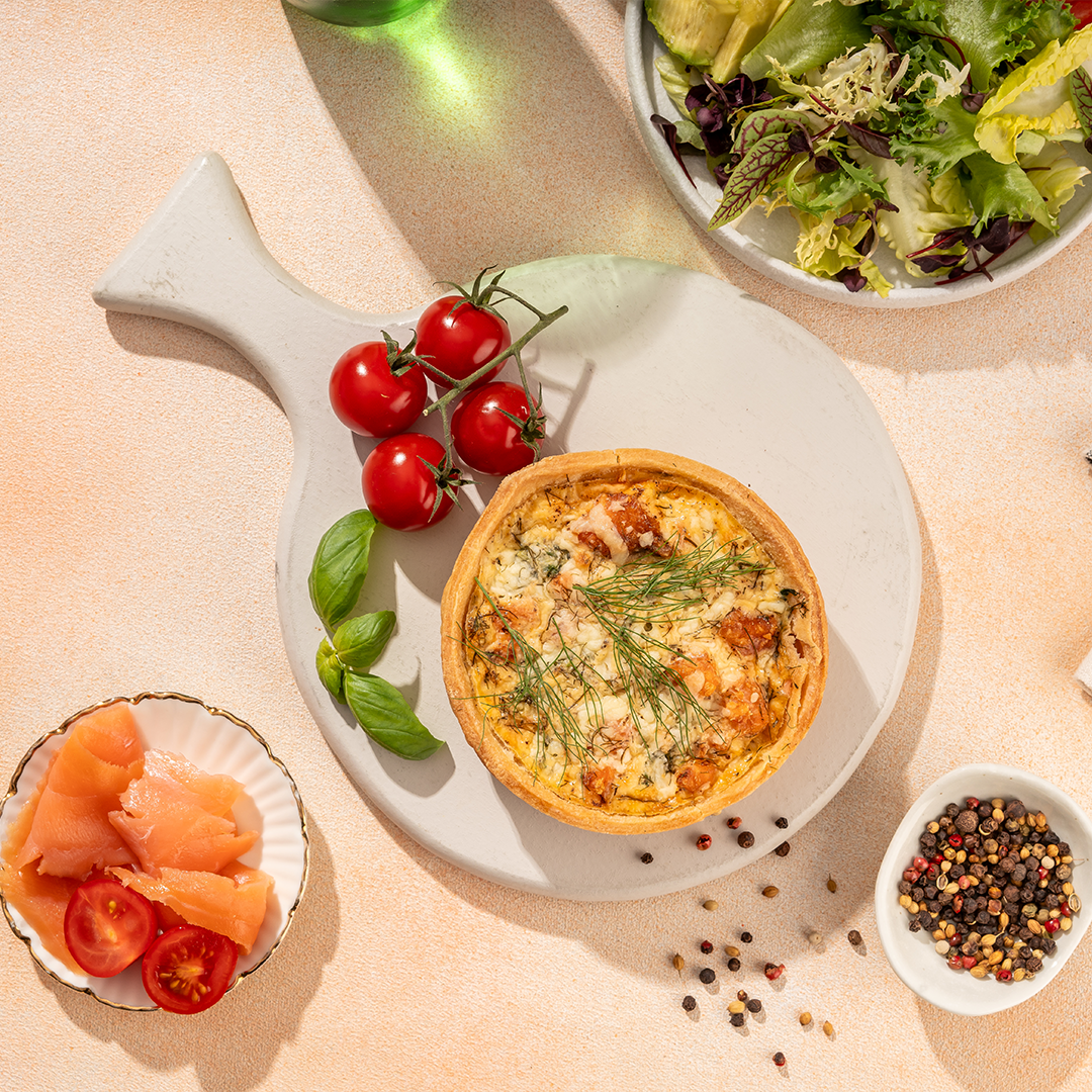 Salmon & Spinach Quiche Premium 255g