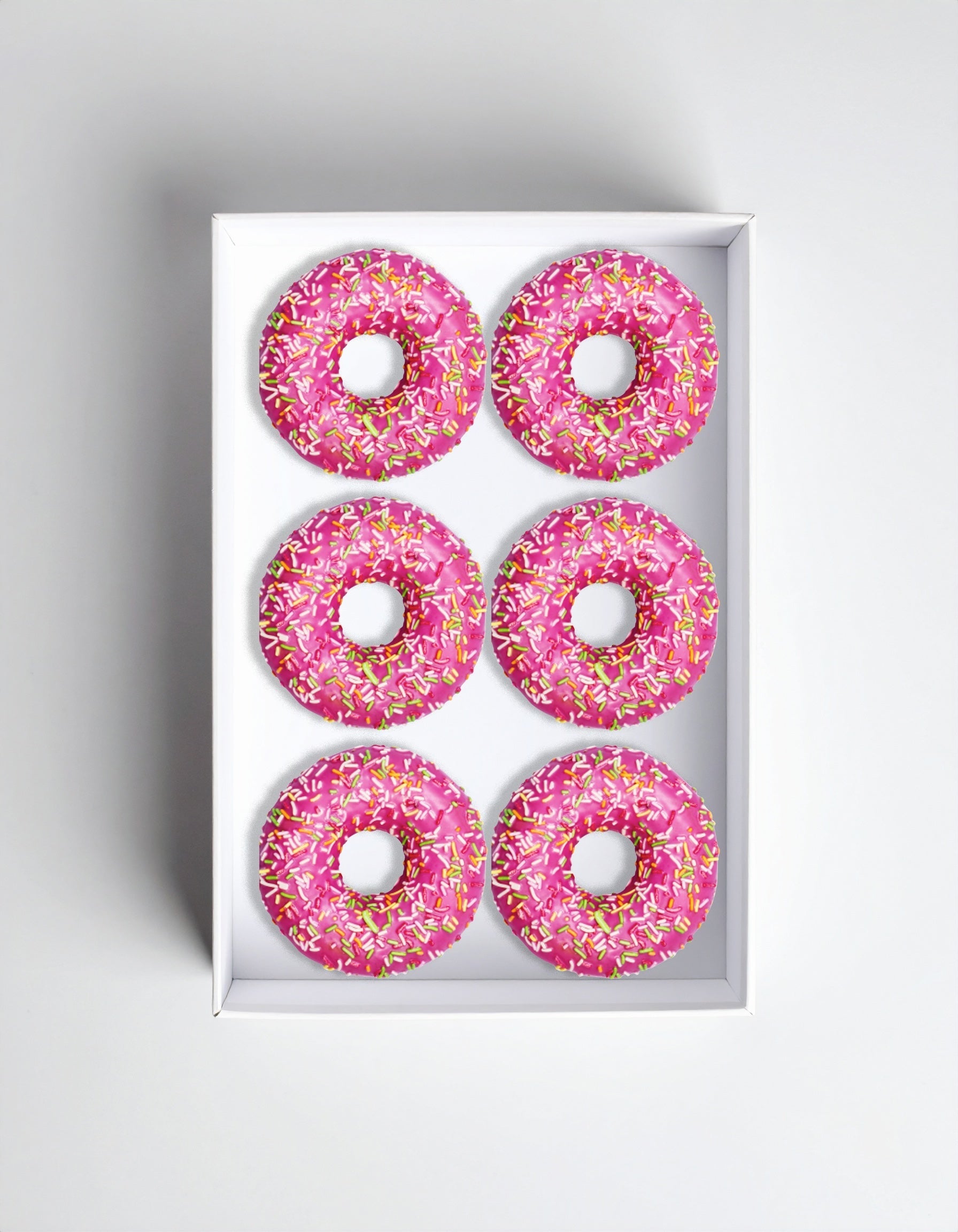 Premium Strawberry Sprinkle Donuts 6 Pack