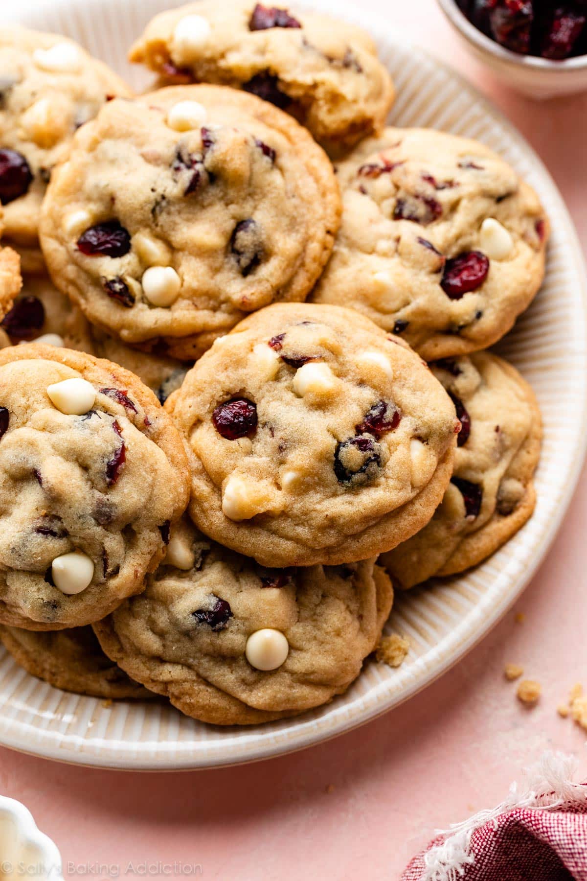White Chocolate Cranberry Cookies