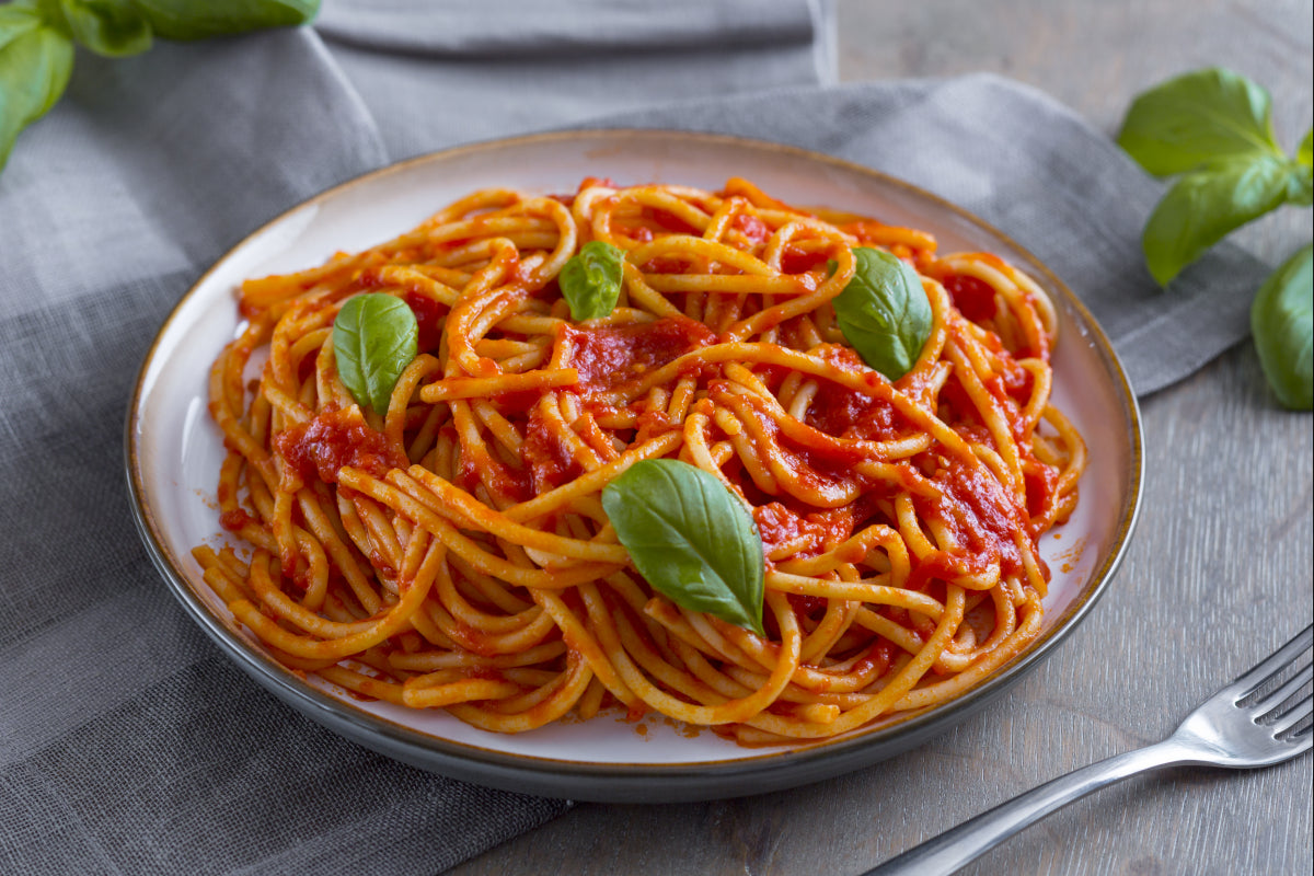 Spagetti with Tomato Sauce