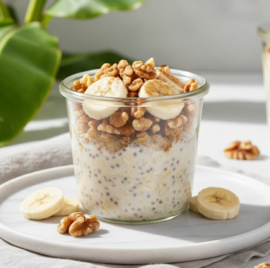 Banana Walnut Overnight Oats Premium 300G