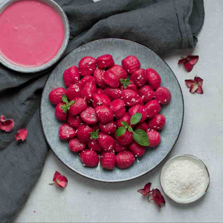 Beetroot Gnocchi Pasta