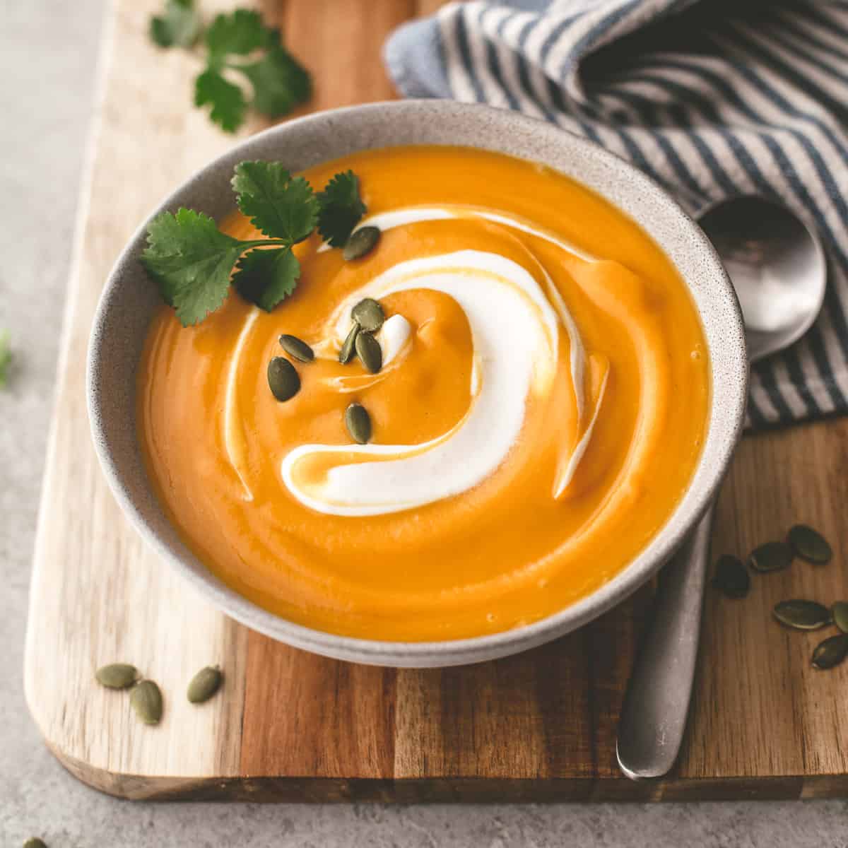 Butternut Squash & Carrot Soup