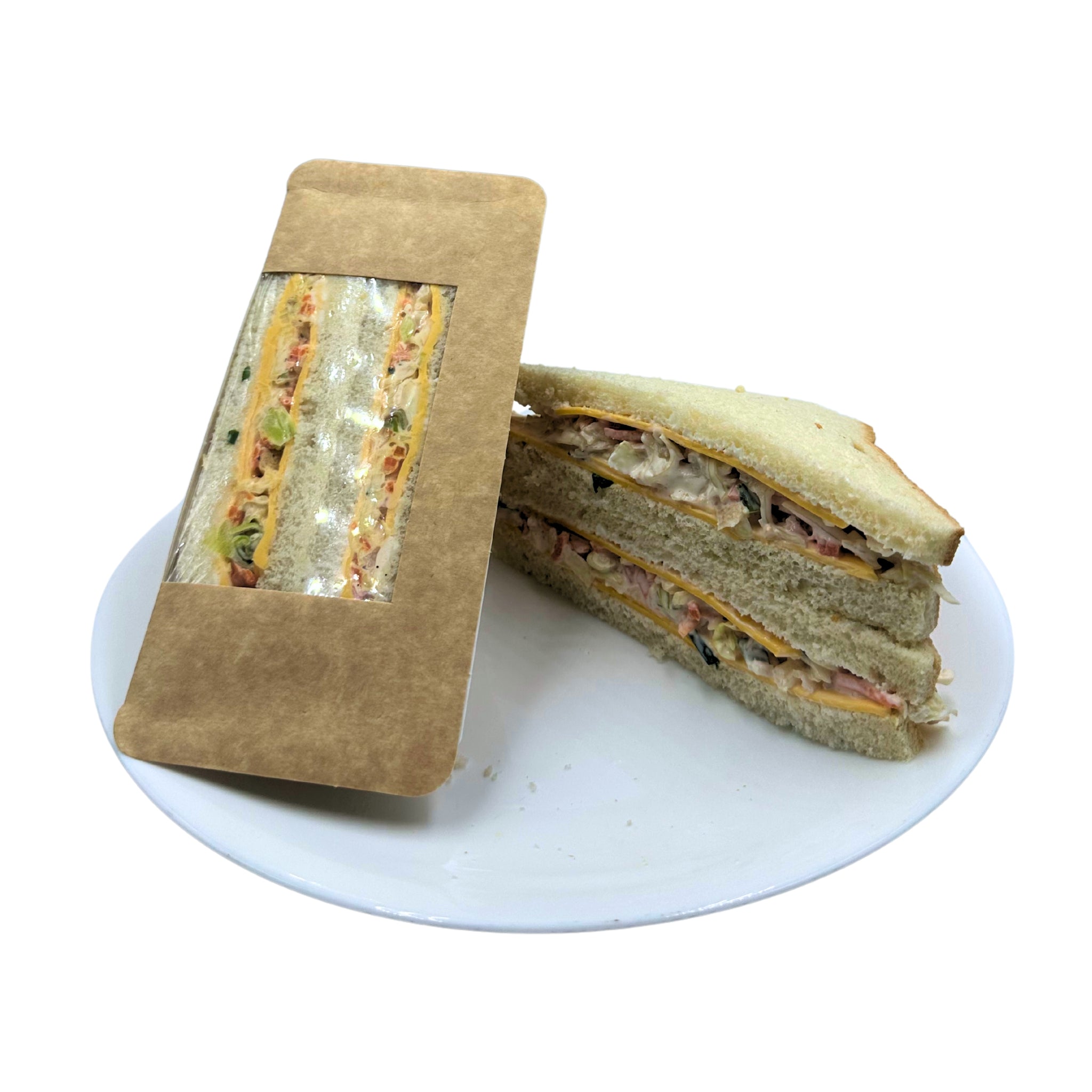 Cheddar Cheese & Coleslaw Sandwich 220G
