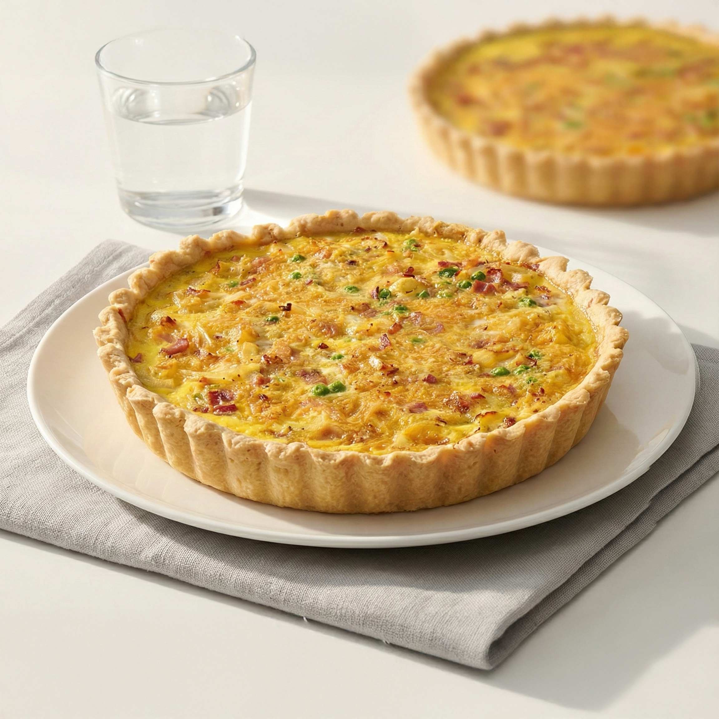 Cheese & Turkey Ham Quiche Premium 245g