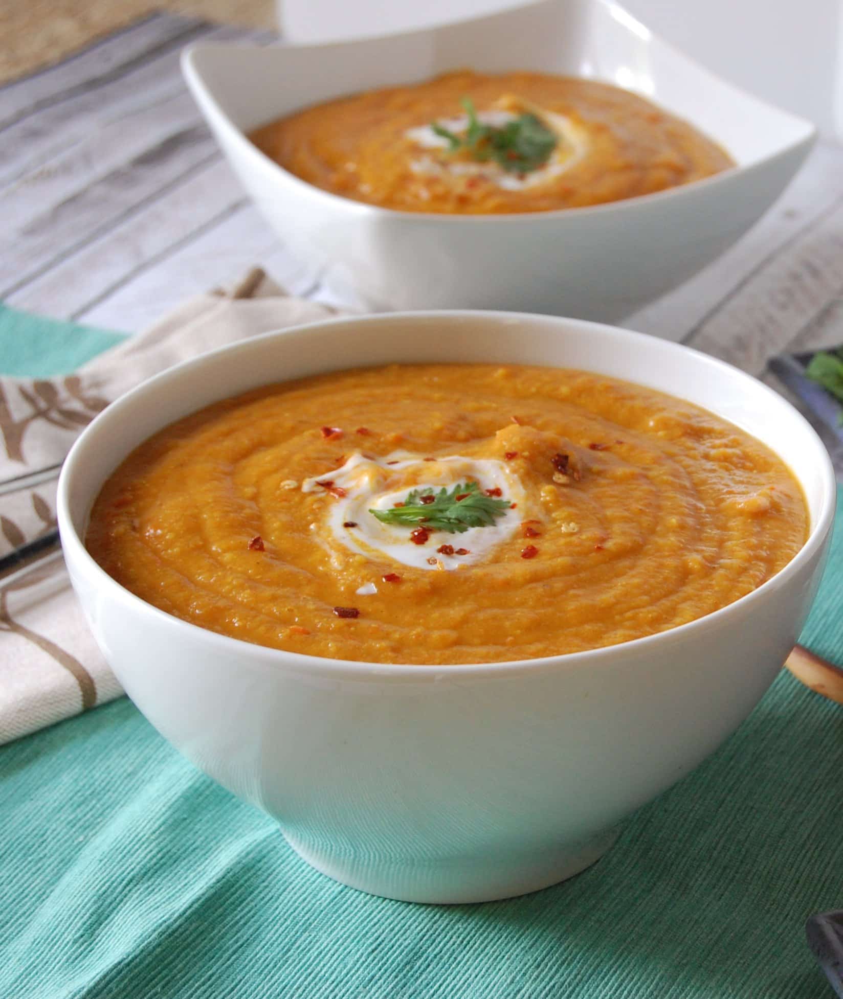 North African Carrot & Lentil Soup