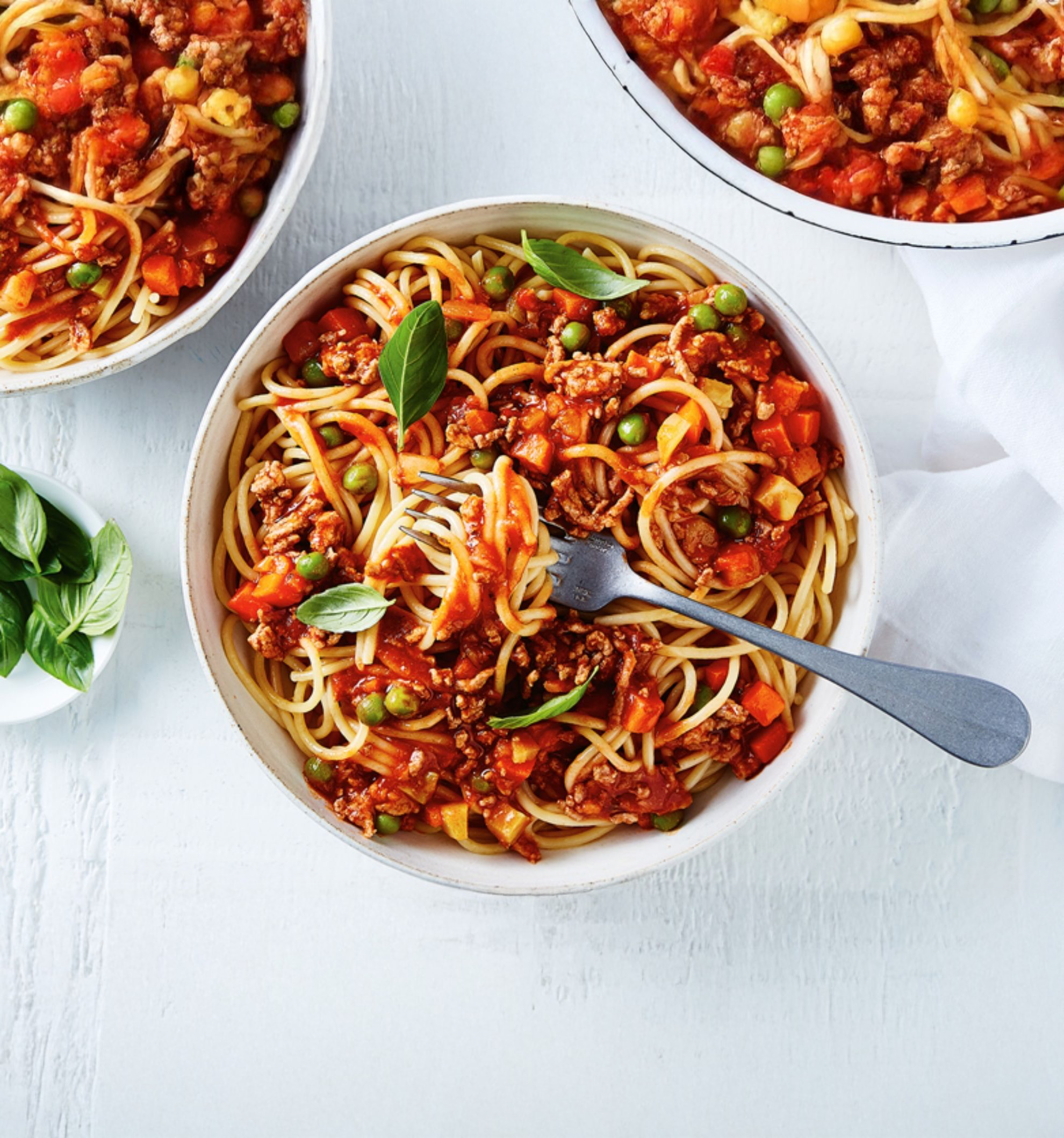 Spaghetti Vegetable Bolognaise