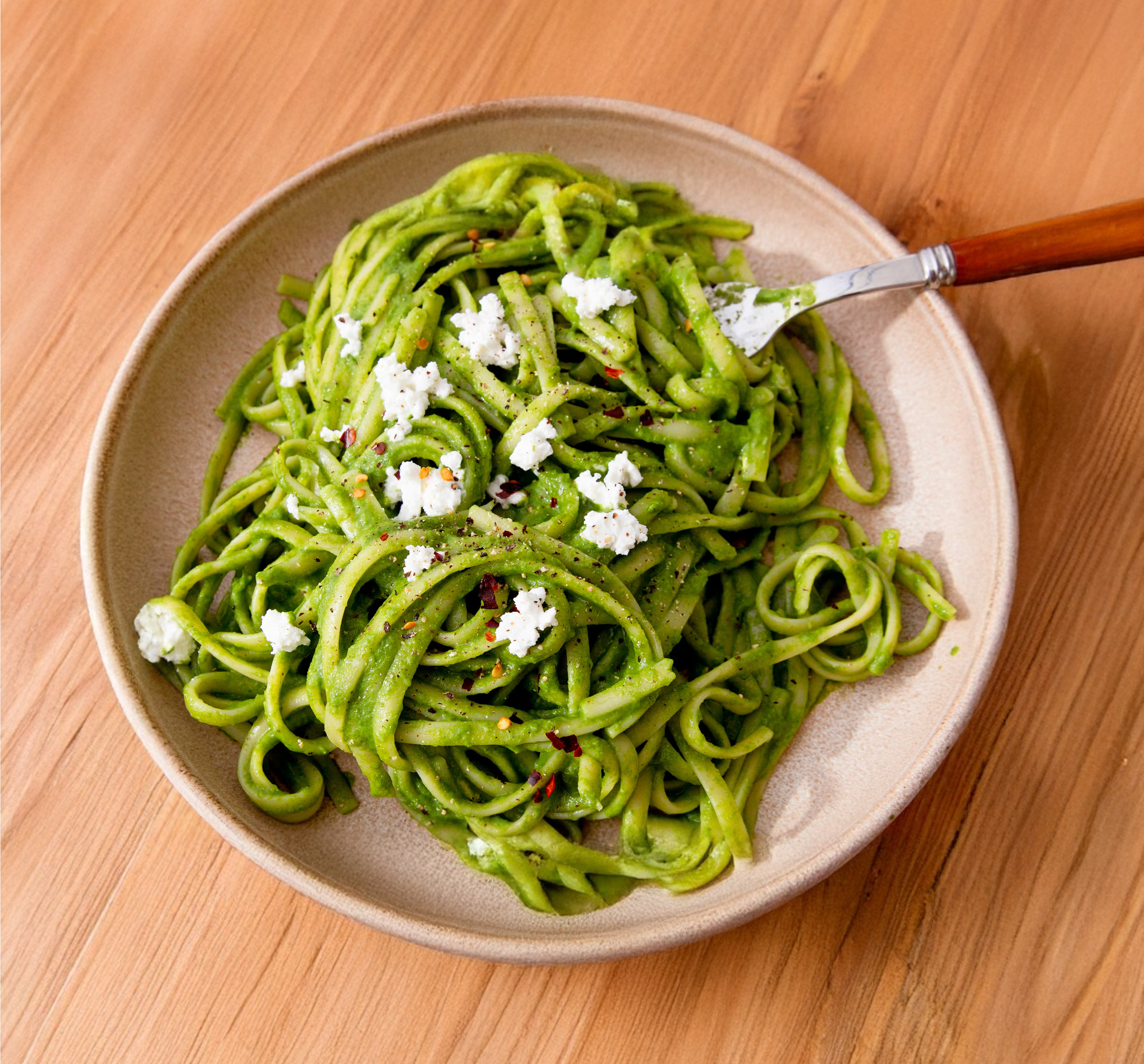 Spinach Linguine Pasta