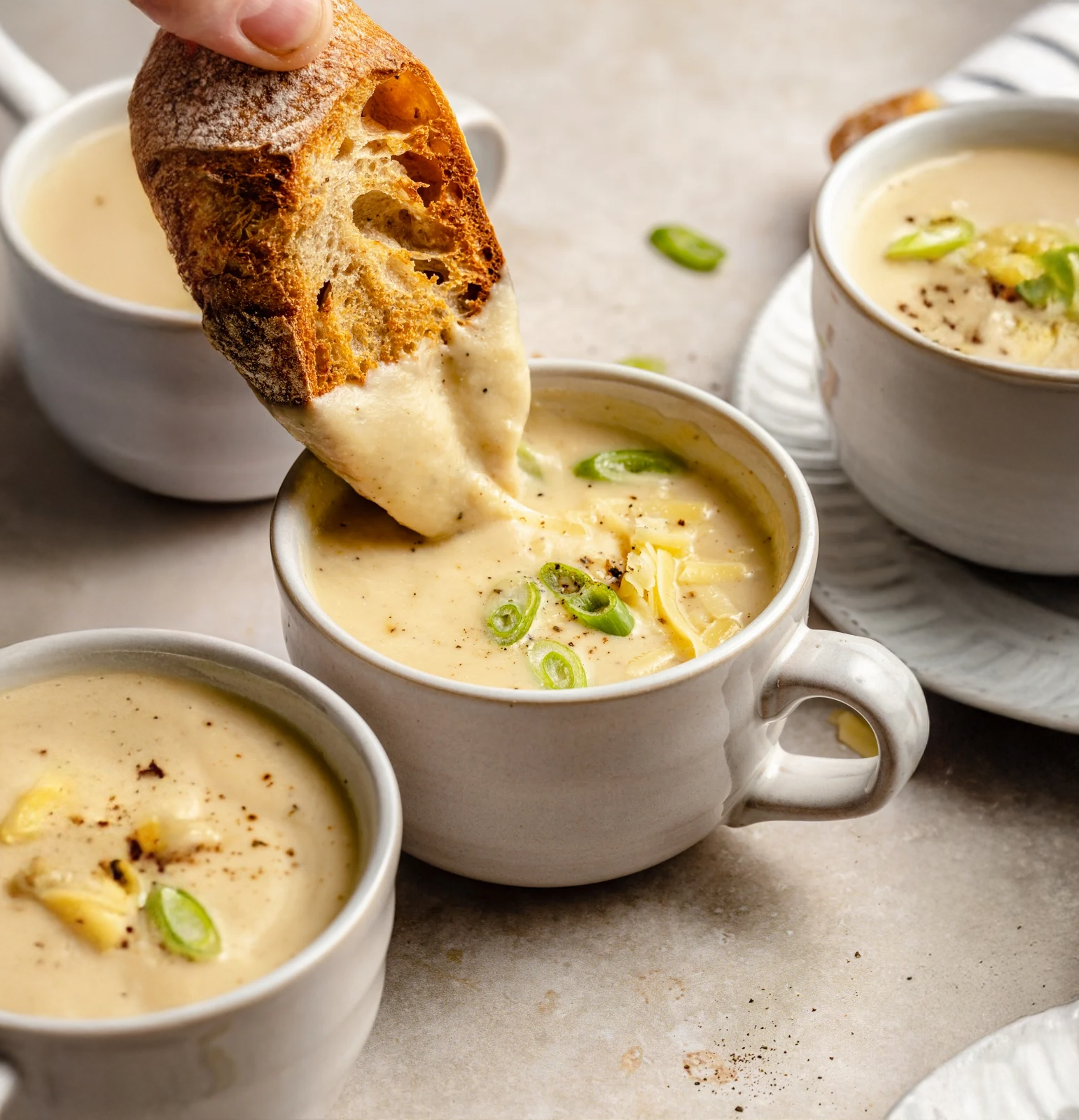 Cauliflower & Cheddar Soup