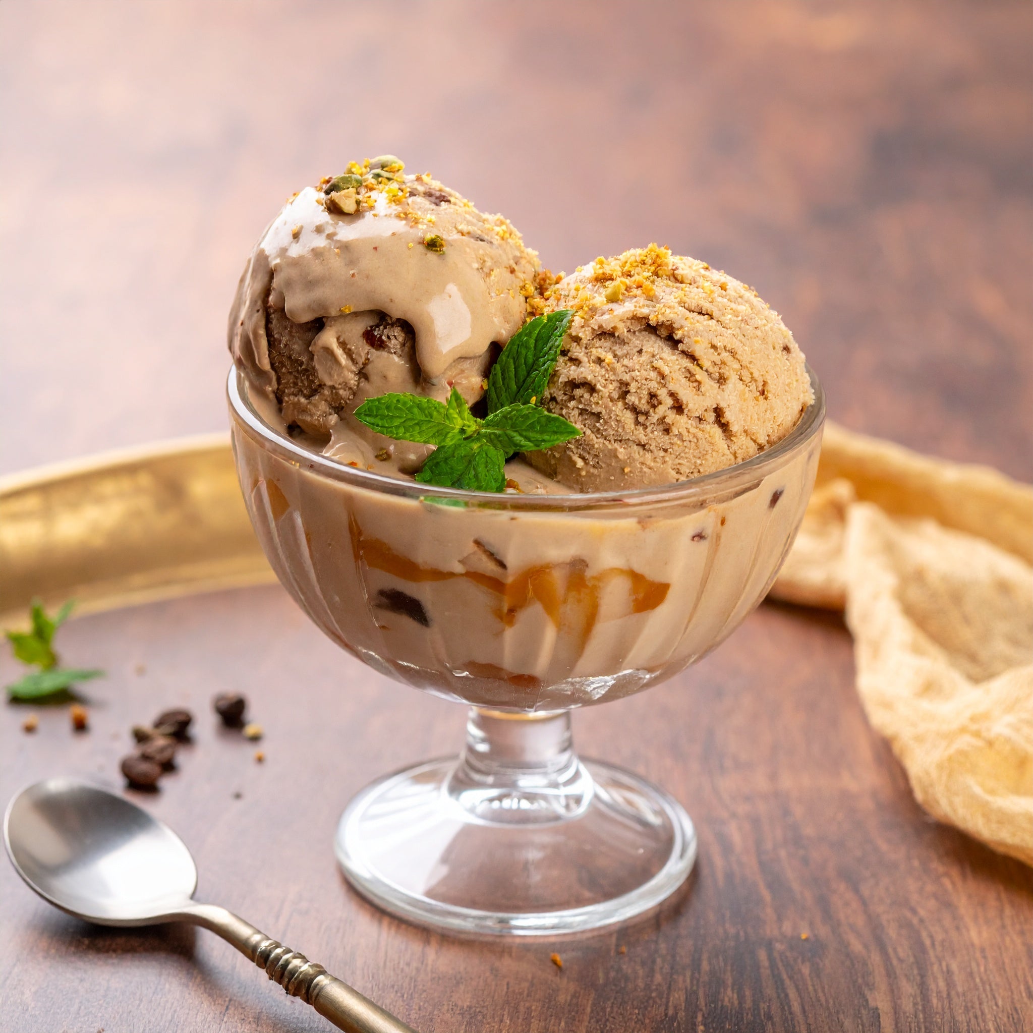 Camel Milk Arabic Coffee & Dates Ice Cream