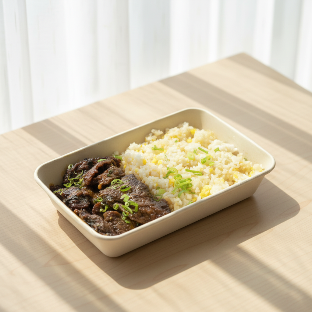 Mongolian Beef With Egg Fried Rice 330G