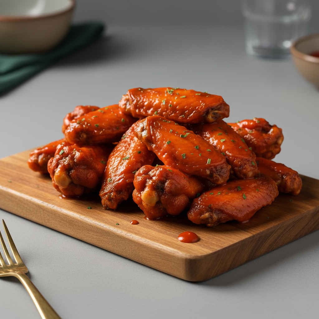 Marinated Pre-Cooked Chicken Wings 1KG