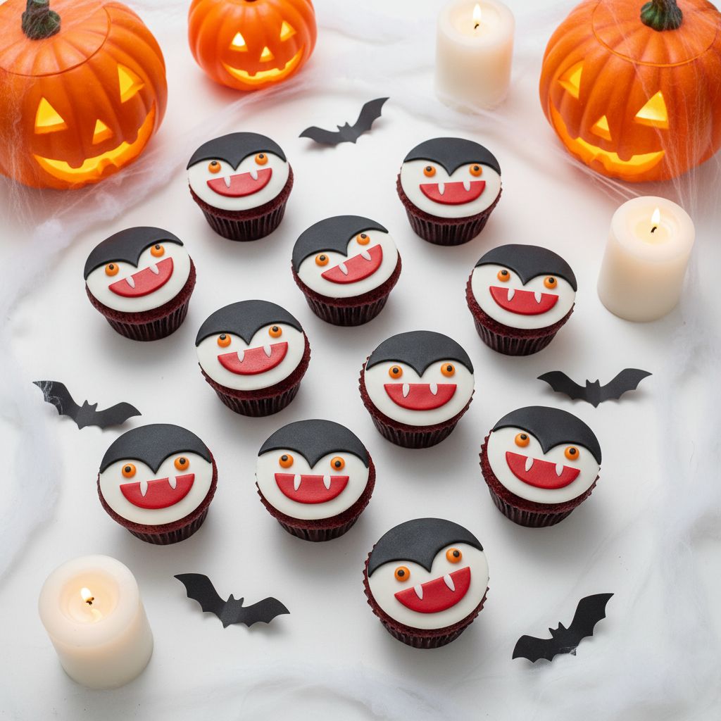 Halloween Vampire Bite Cupcakes 30 Pack