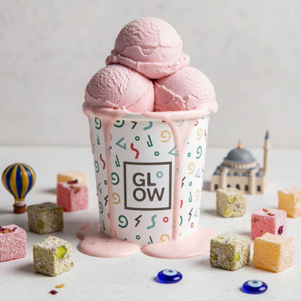 Turkish Delight Premium Ice Cream 500ml