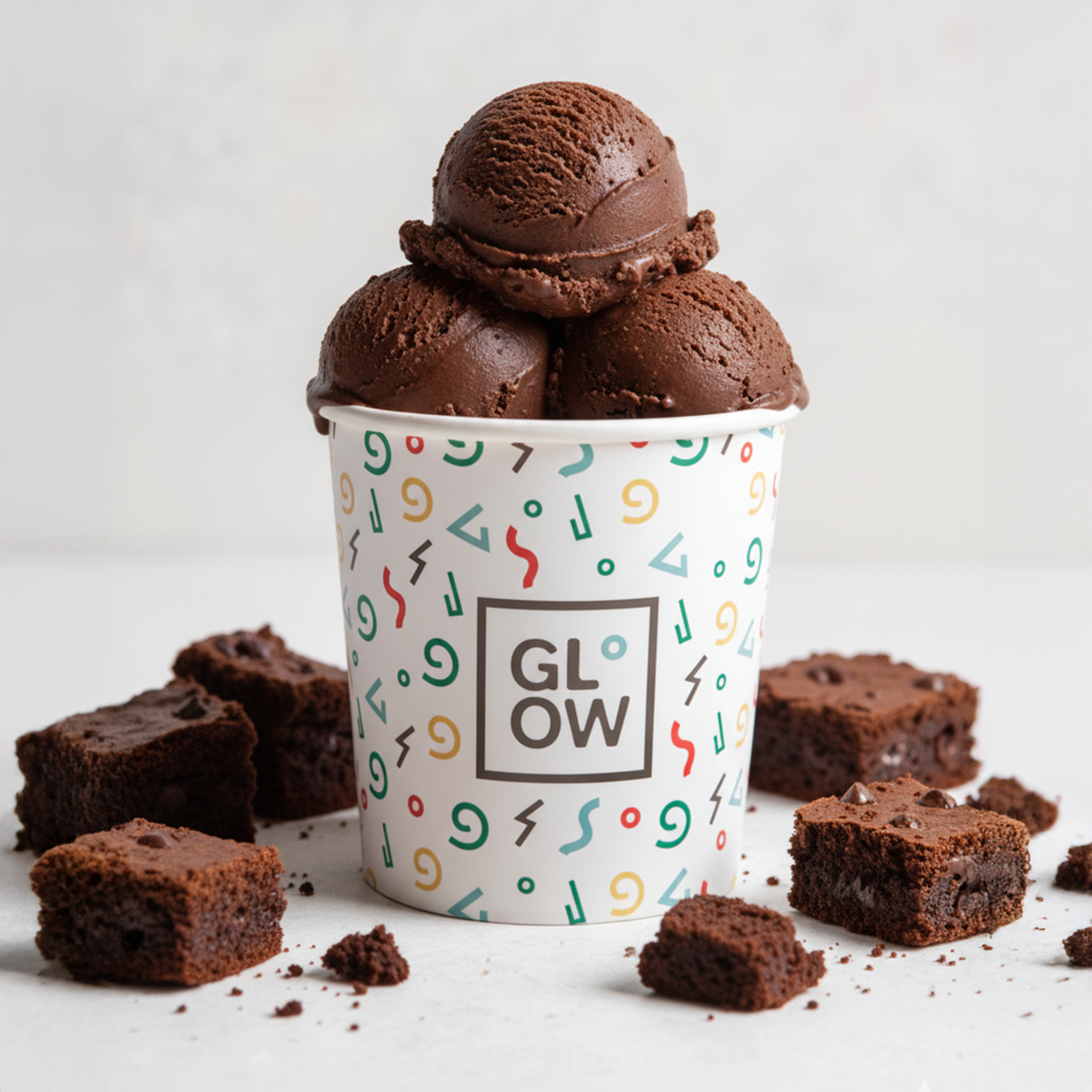 Triple Chocolate Brownie Ice Cream 500ml