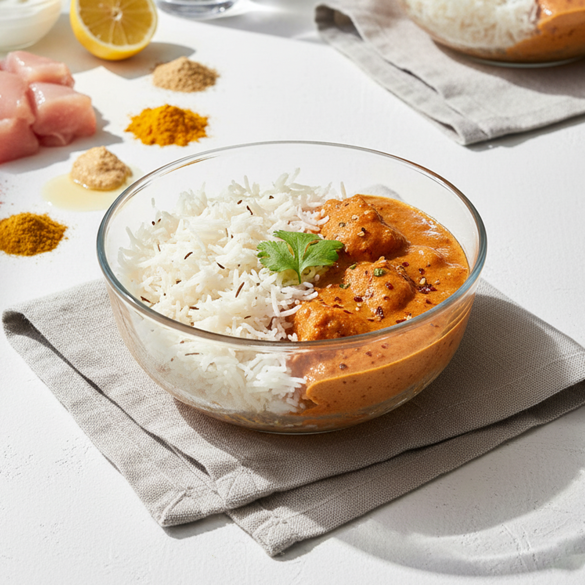 Butter Chicken With Jeera Rice Premium 330G
