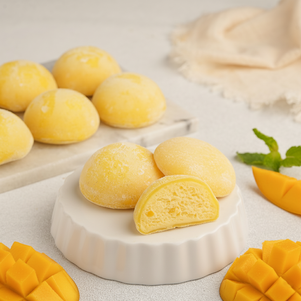 Mango Sorbet Mochi Premium Ice Cream 24 Pack