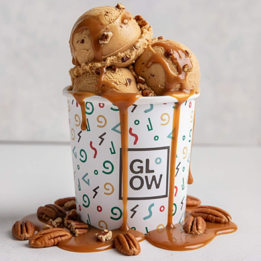 Pecan & Salted Caramel Premium Ice Cream 500ml