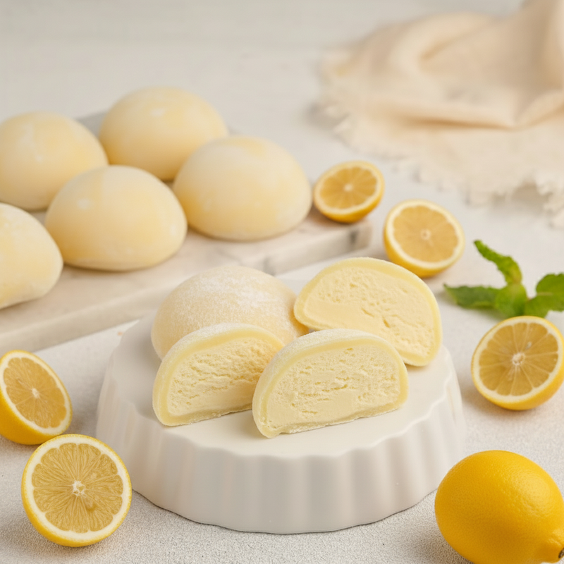 Lemon Mochi Premium Ice Cream 24 Pack – Intelligent Foods